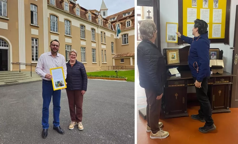 Museu municipal recebe quadro que homenageia Maria José França Foohs